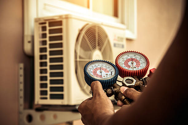 Professional Hvac technician working in Westtown, PA